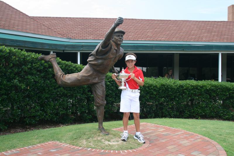 Karl with Payne Stewart in 2011