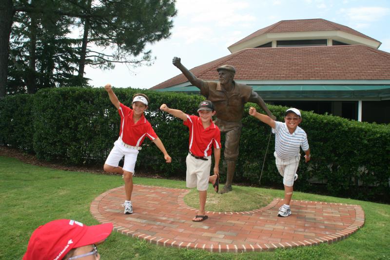hamming it up with Payne Stewart and friends in 2011